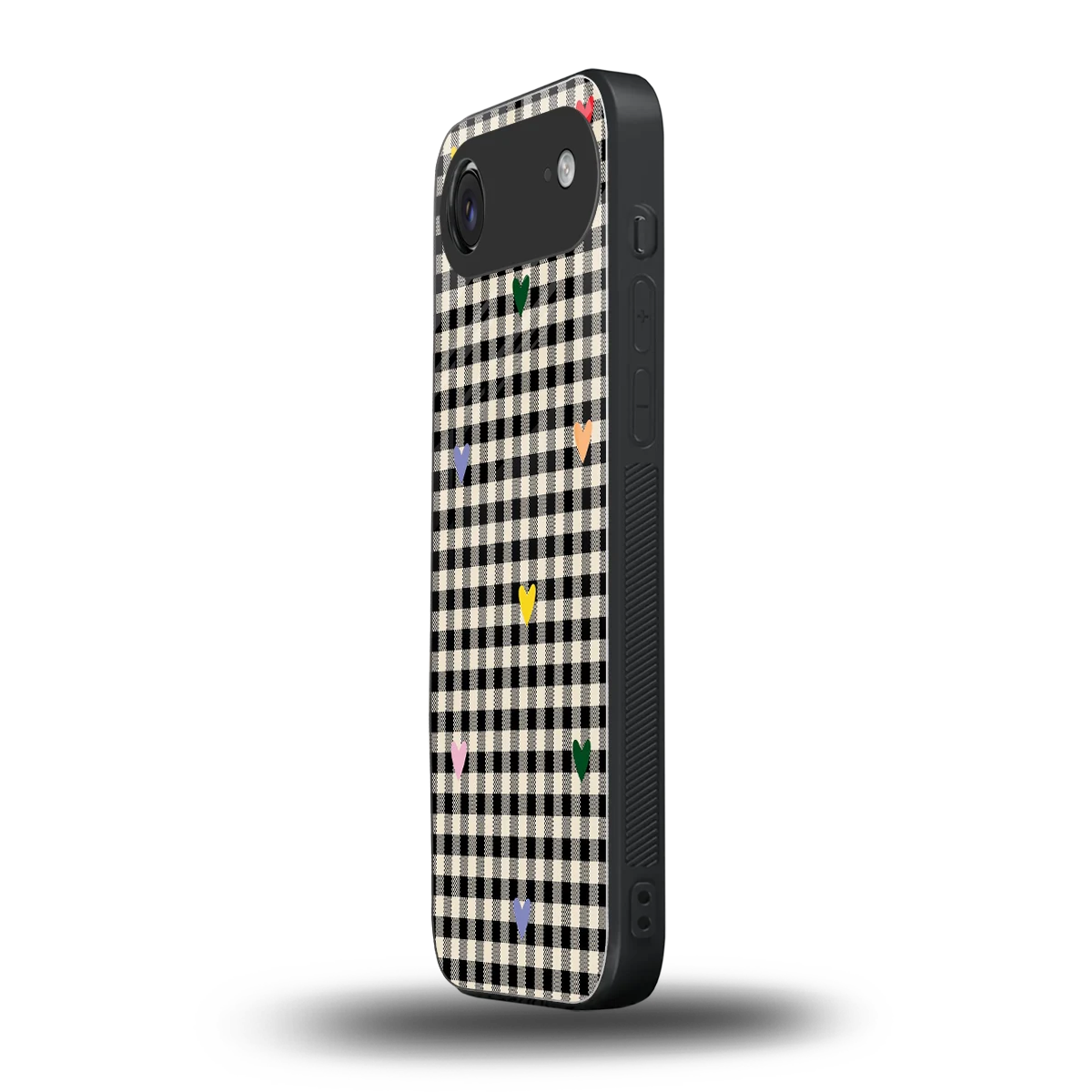 Checkered Love iphone air mobile cover | shockproof glass phone case