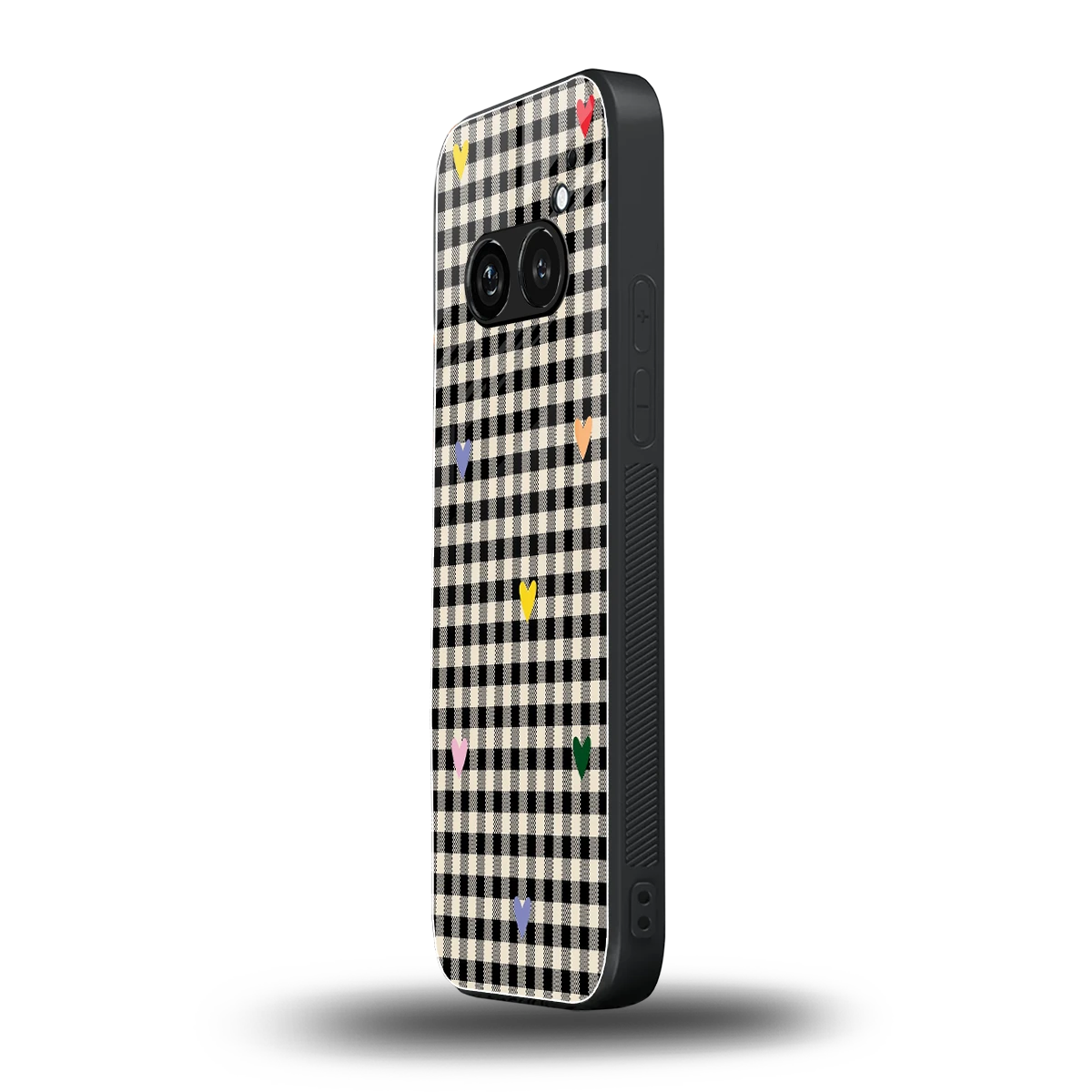 Checkered Love nothing phone 2a mobile cover | shockproof glass phone case