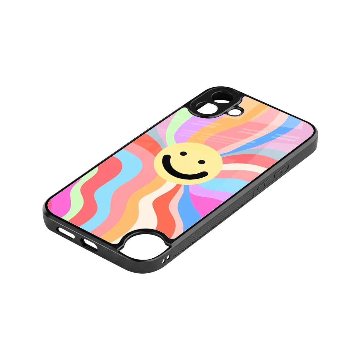 Cheerful Smiley stylish phone case for cmf nothing phone 1 | glossy glass and slim fit