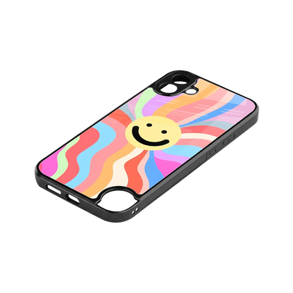 Cheerful Smiley stylish phone case for cmf nothing phone 1 | glossy glass and slim fit