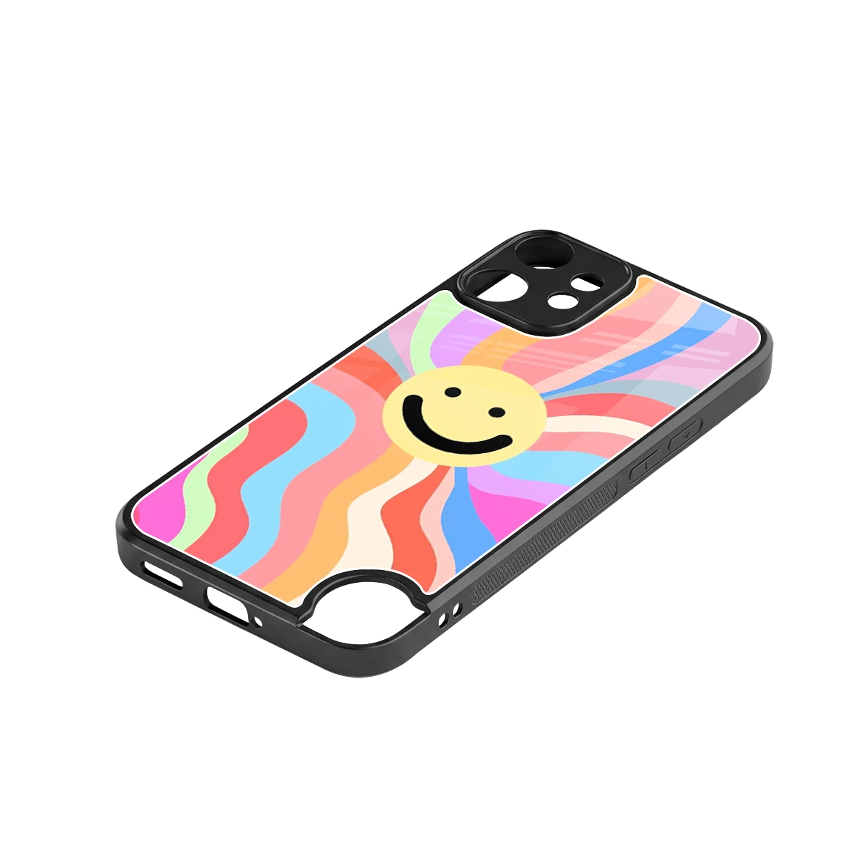 Cheerful Smiley stylish phone case for cmf nothing phone 2 pro | glossy glass and slim fit
