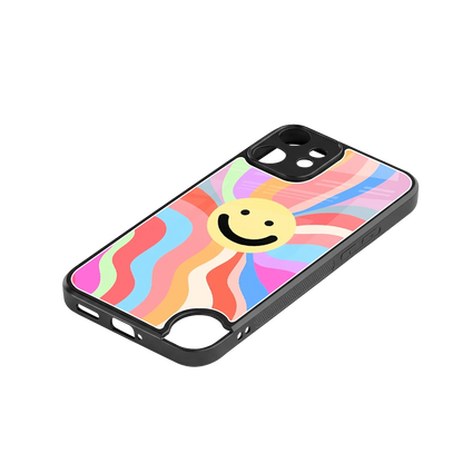 Cheerful Smiley stylish phone case for cmf nothing phone 2 pro | glossy glass and slim fit
