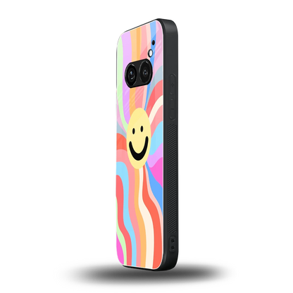 Cheerful Smiley nothing phone 2a plus mobile cover | shockproof glass phone case
