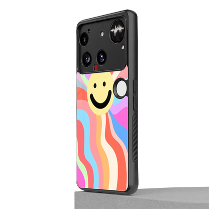 Cheerful Smiley nothing phone 3 mobile cover | shockproof glass phone case