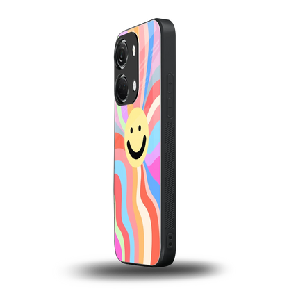 Cheerful Smiley oneplus nord 3 mobile cover | shockproof glass phone case