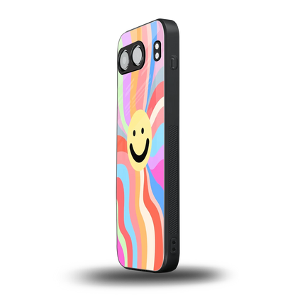 Cheerful Smiley oneplus nord 4 mobile cover | shockproof glass phone case