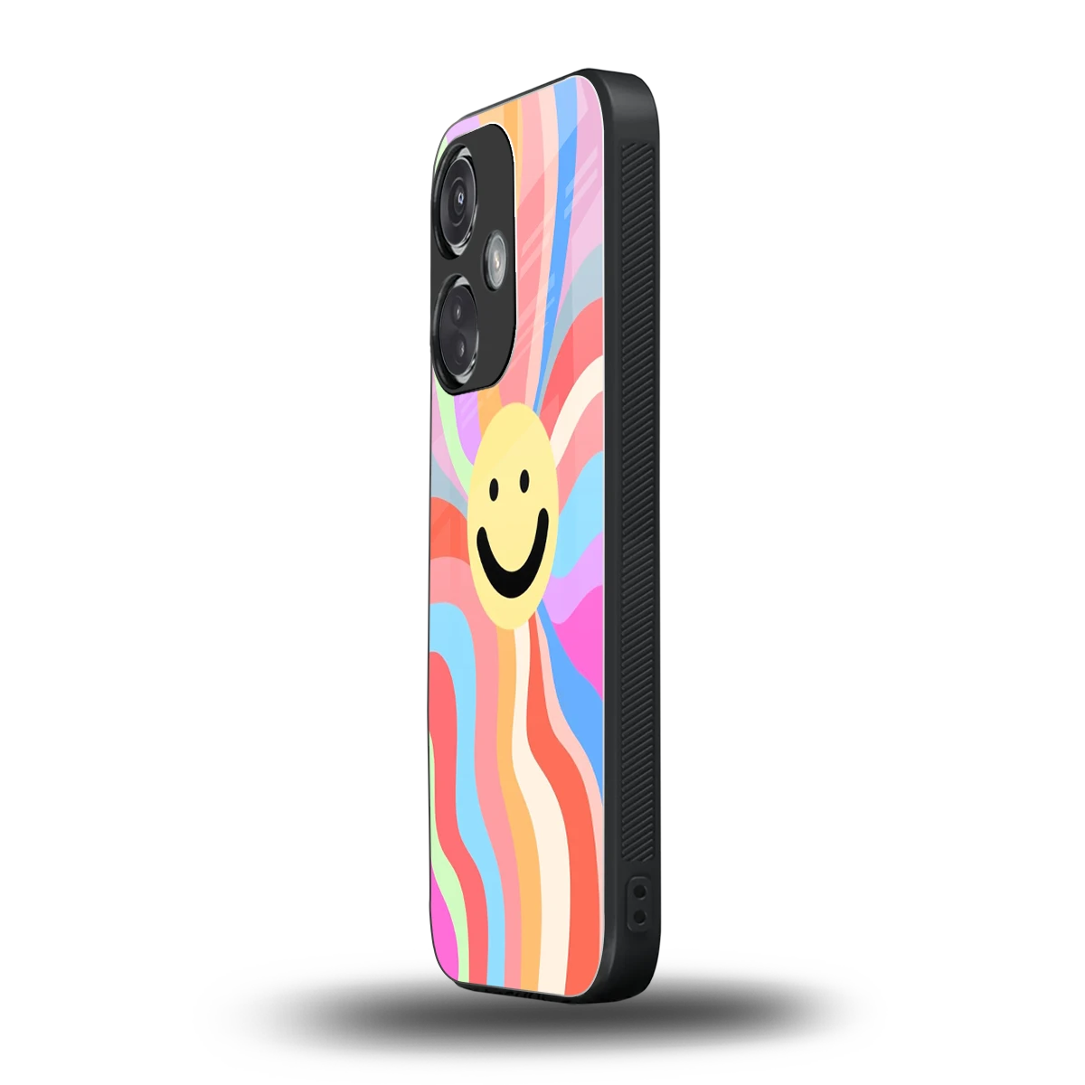 Cheerful Smiley oneplus nord ce 3 mobile cover | shockproof glass phone case