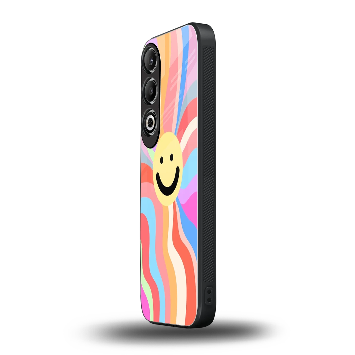 Cheerful Smiley oneplus nord ce 4 mobile cover | shockproof glass phone case