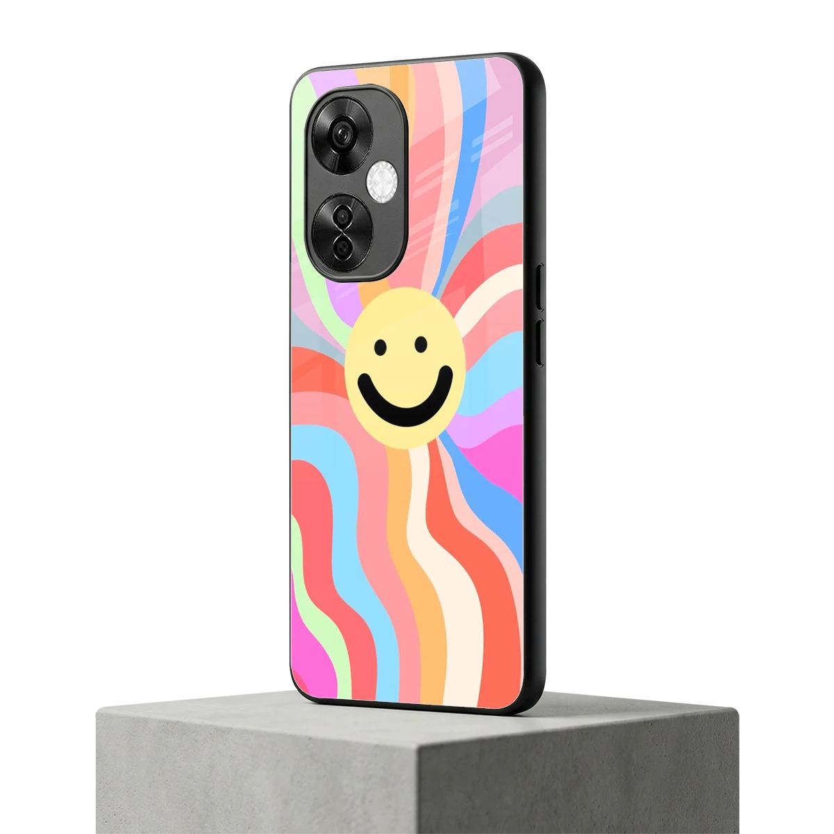 Cheerful Smiley oneplus nord ce 3 lite mobile cover | shockproof glass phone case