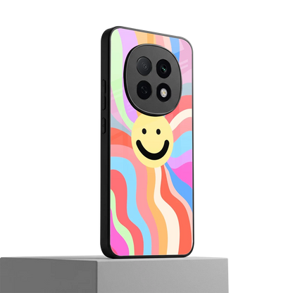 Cheerful Smiley oppo f29 pro 5g mobile cover | shockproof glass phone case