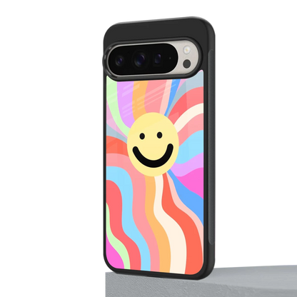 Cheerful Smiley google pixel 9 pro xl mobile cover | shockproof glass phone case
