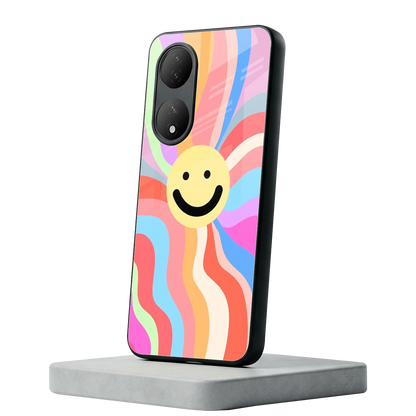 Cheerful Smiley Vivo-y100 mobile cover | shockproof glass phone case