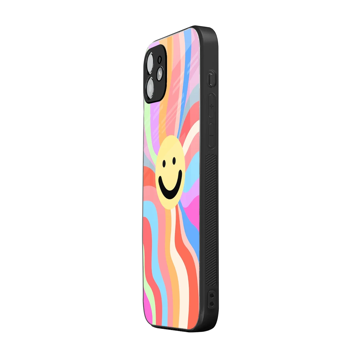 Cheerful Smiley iphone 11 mobile cover | shockproof glass phone case