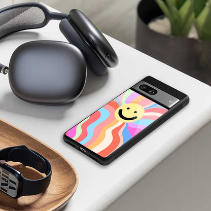 Cheerful Smiley Phone Case for Iphone 16 | Glass Case