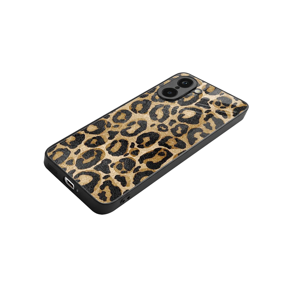 Cheetah Chic stylish phone case for oneplus nord ce5 5g | glossy glass and slim fit