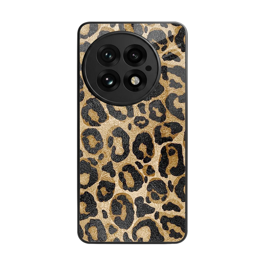 Cheetah Chic back phone cover | glass case for oneplus 13