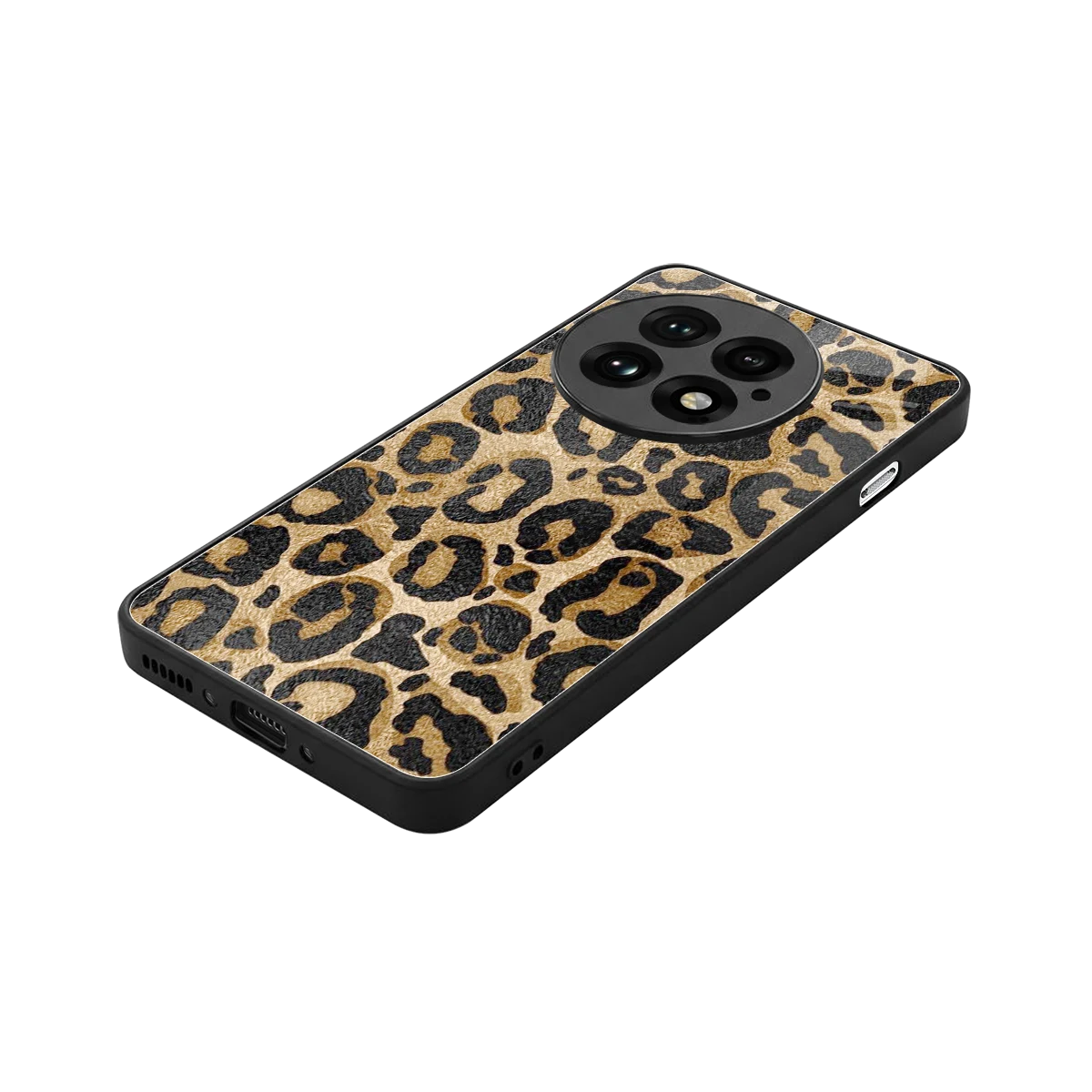 Cheetah Chic stylish phone case for oneplus 13 | glossy glass and slim fit