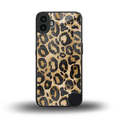 Cheetah Chic back phone cover | glass case for cmf nothing phone 1