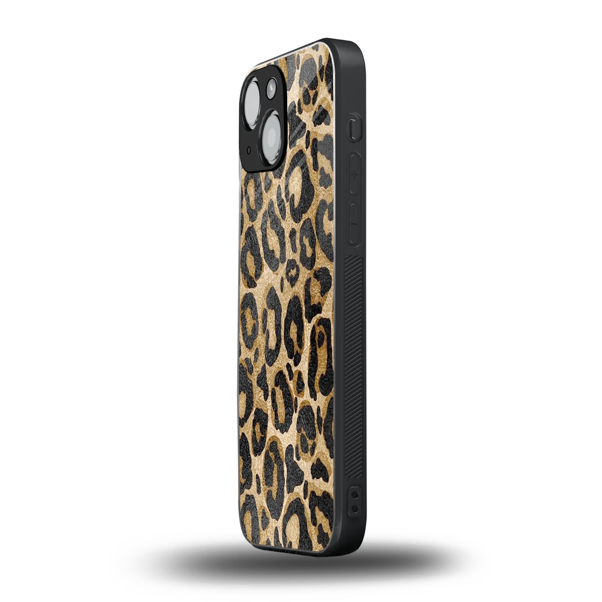 Cheetah Chic iphone 13 mini mobile cover | shockproof glass phone case