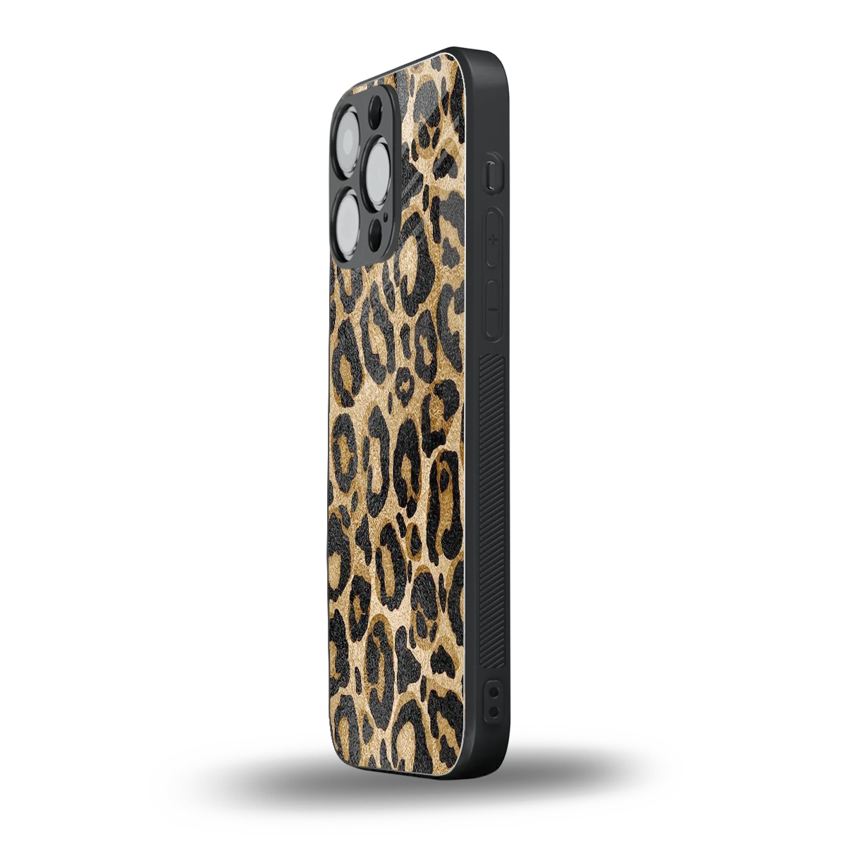 Cheetah Chic iphone 15 pro max mobile cover | shockproof glass phone case