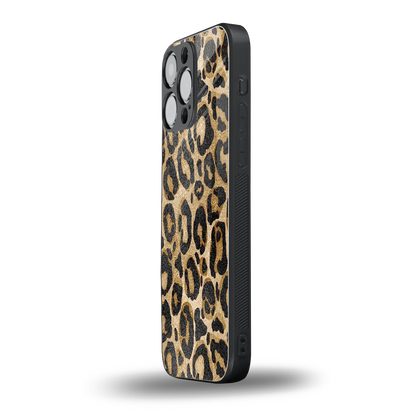 Cheetah Chic iphone 15 pro max mobile cover | shockproof glass phone case