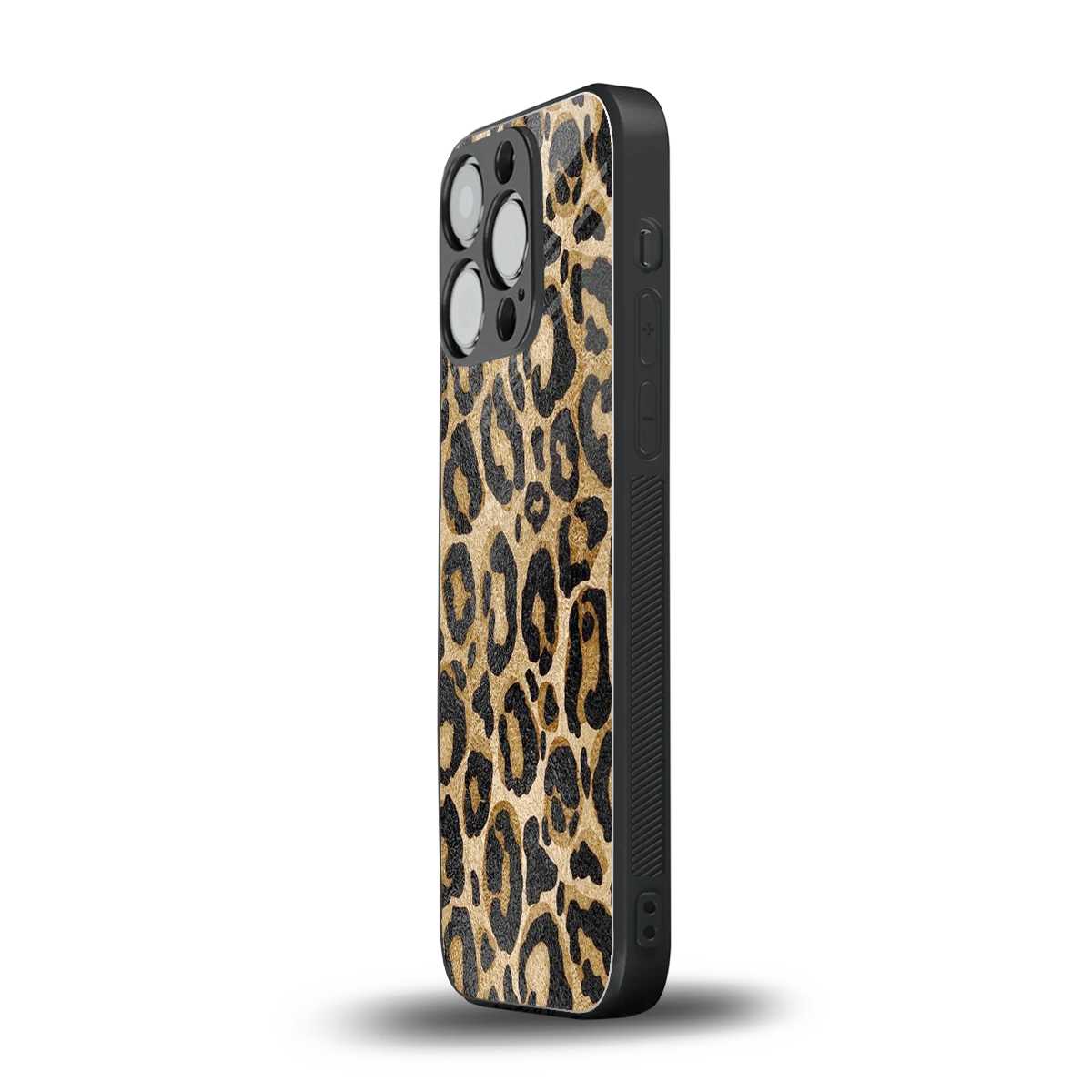 Cheetah Chic iphone 15 pro mobile cover | shockproof glass phone case