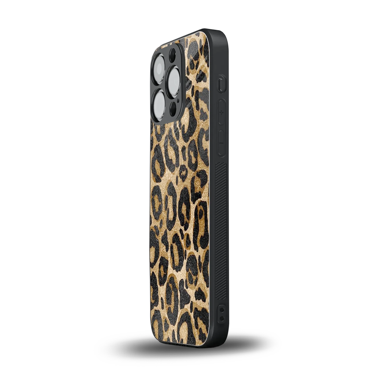 Cheetah Chic iphone 16 pro mobile cover | shockproof glass phone case