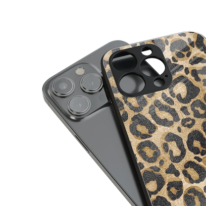 Cheetah Chic stylish phone case for iphone 12 | glossy glass and slim fit