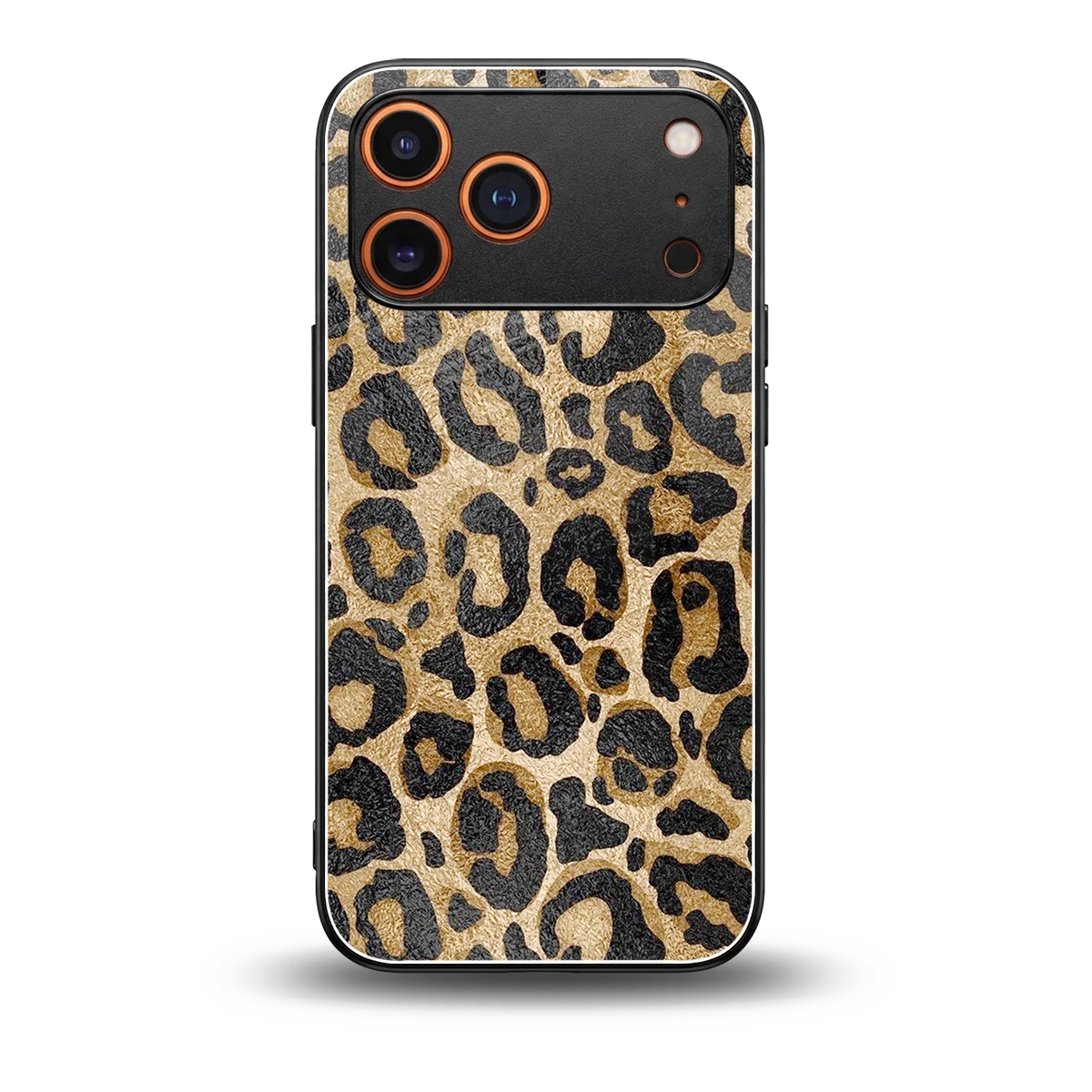 Cheetah Chic back phone cover | glass case for iphone 17 pro