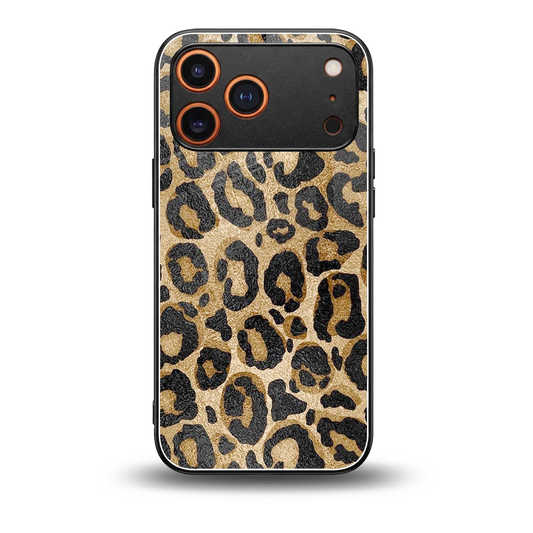 Cheetah Chic back phone cover | glass case for iphone 17 pro max
