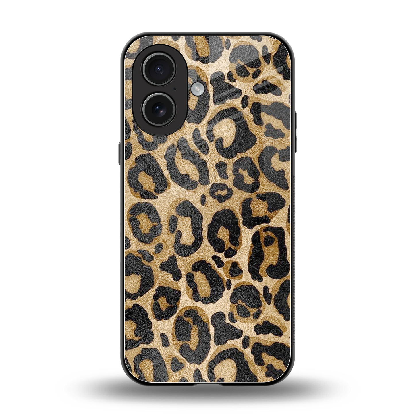 Cheetah Chic back phone cover | glass case for iphone 17