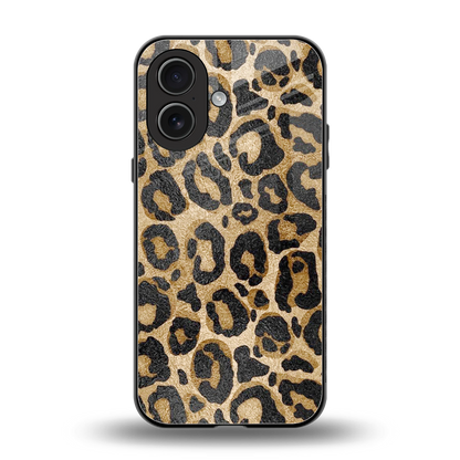 Cheetah Chic back phone cover | glass case for iphone 17