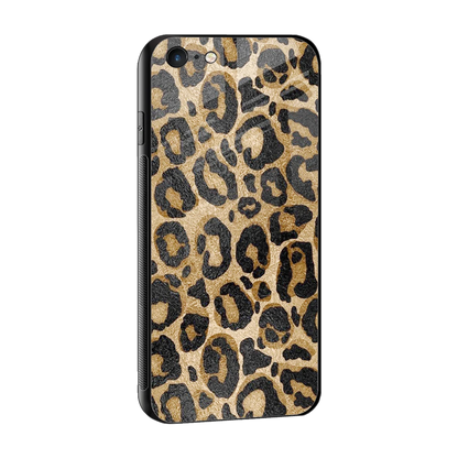 Cheetah Chic sleek iphone 6 cover with tempered glass back and TPU edges
