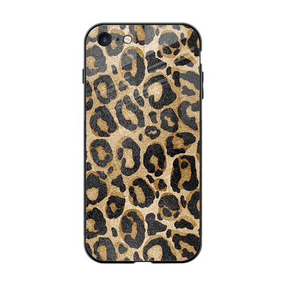 Cheetah Chic back phone cover | glass case for iphone 7