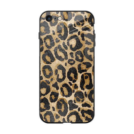 Cheetah Chic back phone cover | glass case for iphone 7