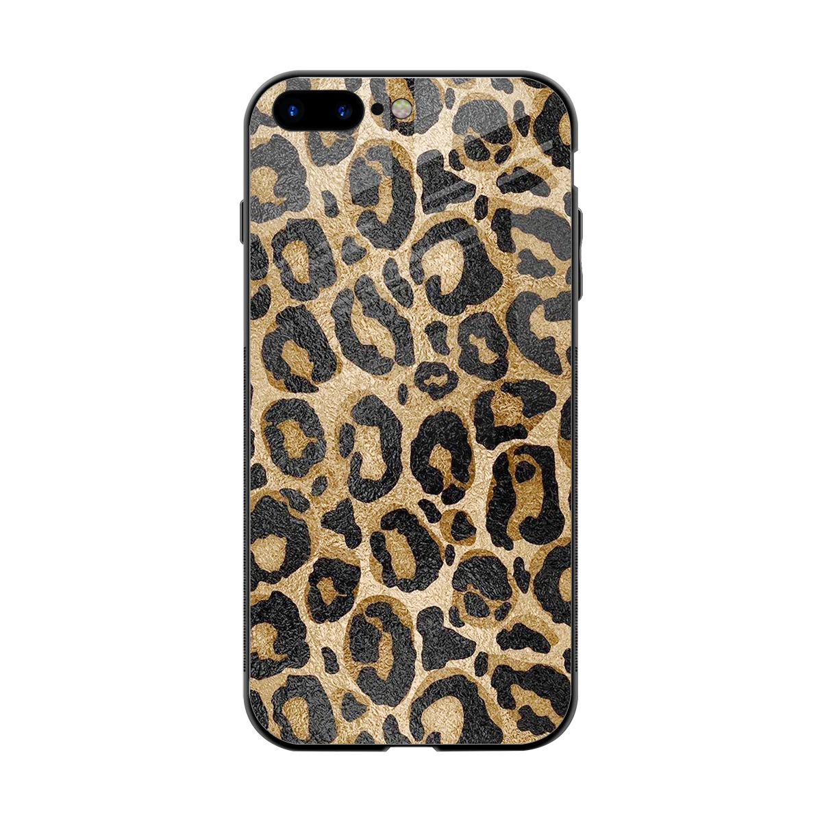 Cheetah Chic back phone cover | glass case for iphone 7 plus