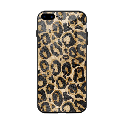 Cheetah Chic back phone cover | glass case for iphone 7 plus