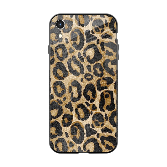Cheetah Chic back phone cover | glass case for iphone xr