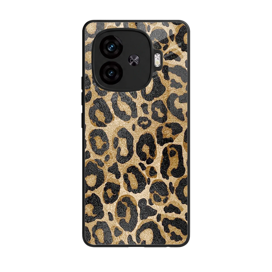 Cheetah Chic back phone cover | glass case for iqoo neo 10r 5g