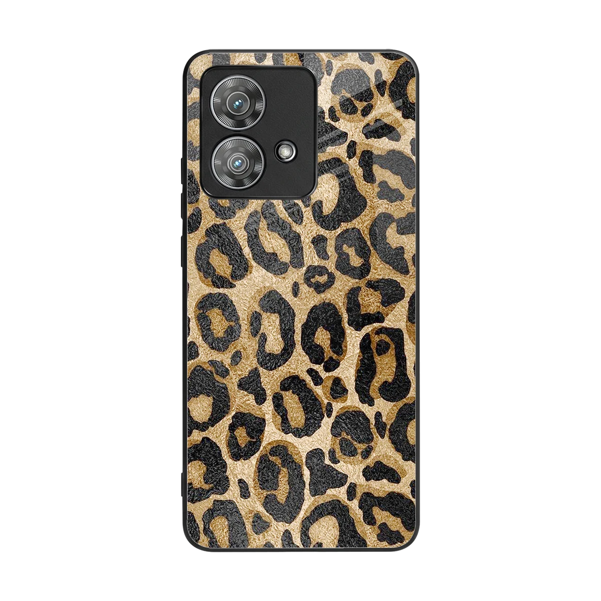 Cheetah Chic back phone cover | glass case for motorola edge 40 neo 5g