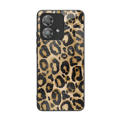 Cheetah Chic back phone cover | glass case for motorola edge 40 neo 5g