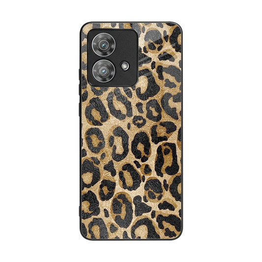 Cheetah Chic back phone cover | glass case for motorola edge 40 neo 5g
