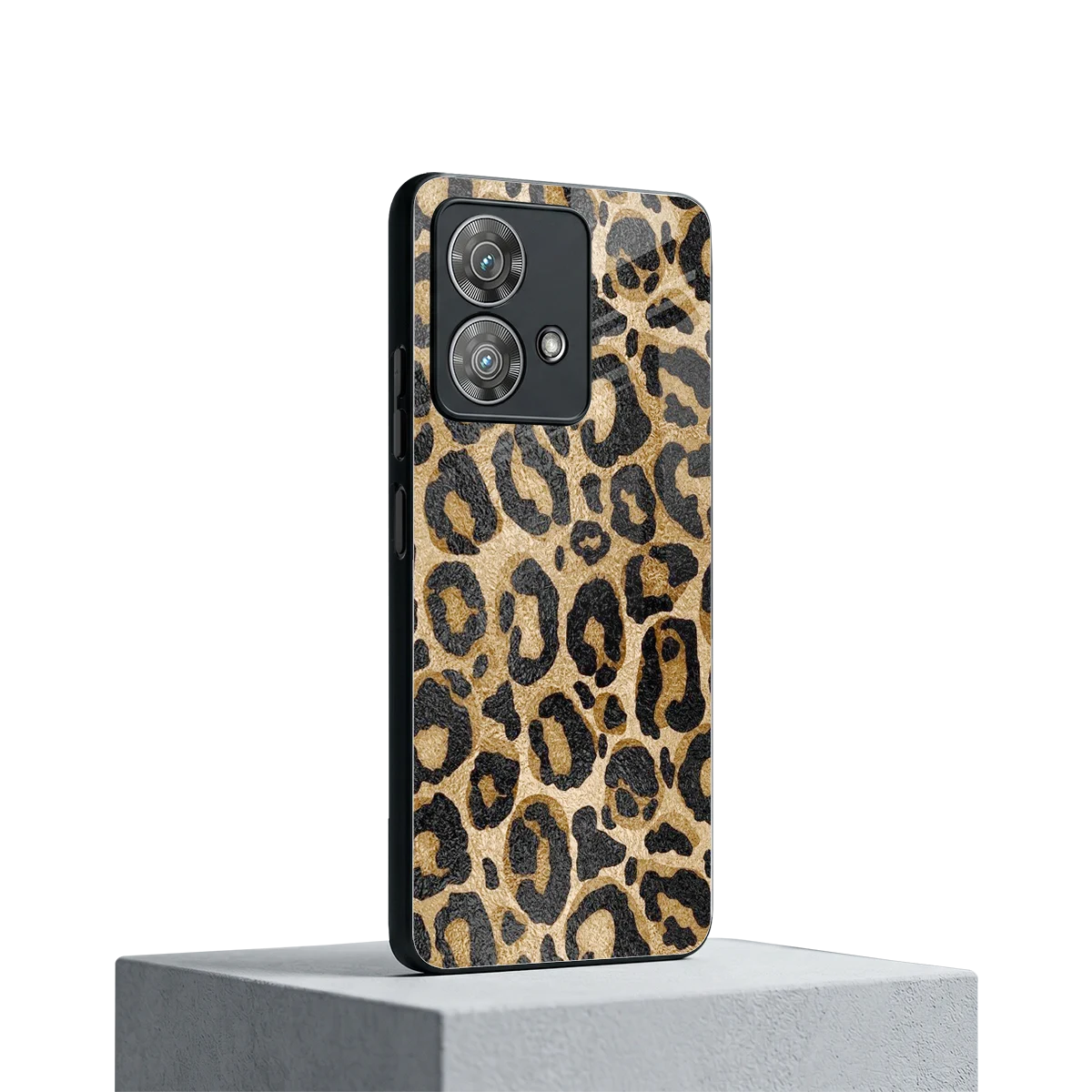 Cheetah Chic motorola edge 40 neo 5g mobile cover | shockproof glass phone case