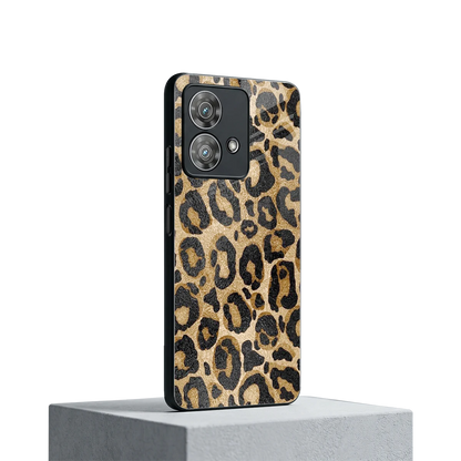 Cheetah Chic motorola edge 40 neo 5g mobile cover | shockproof glass phone case
