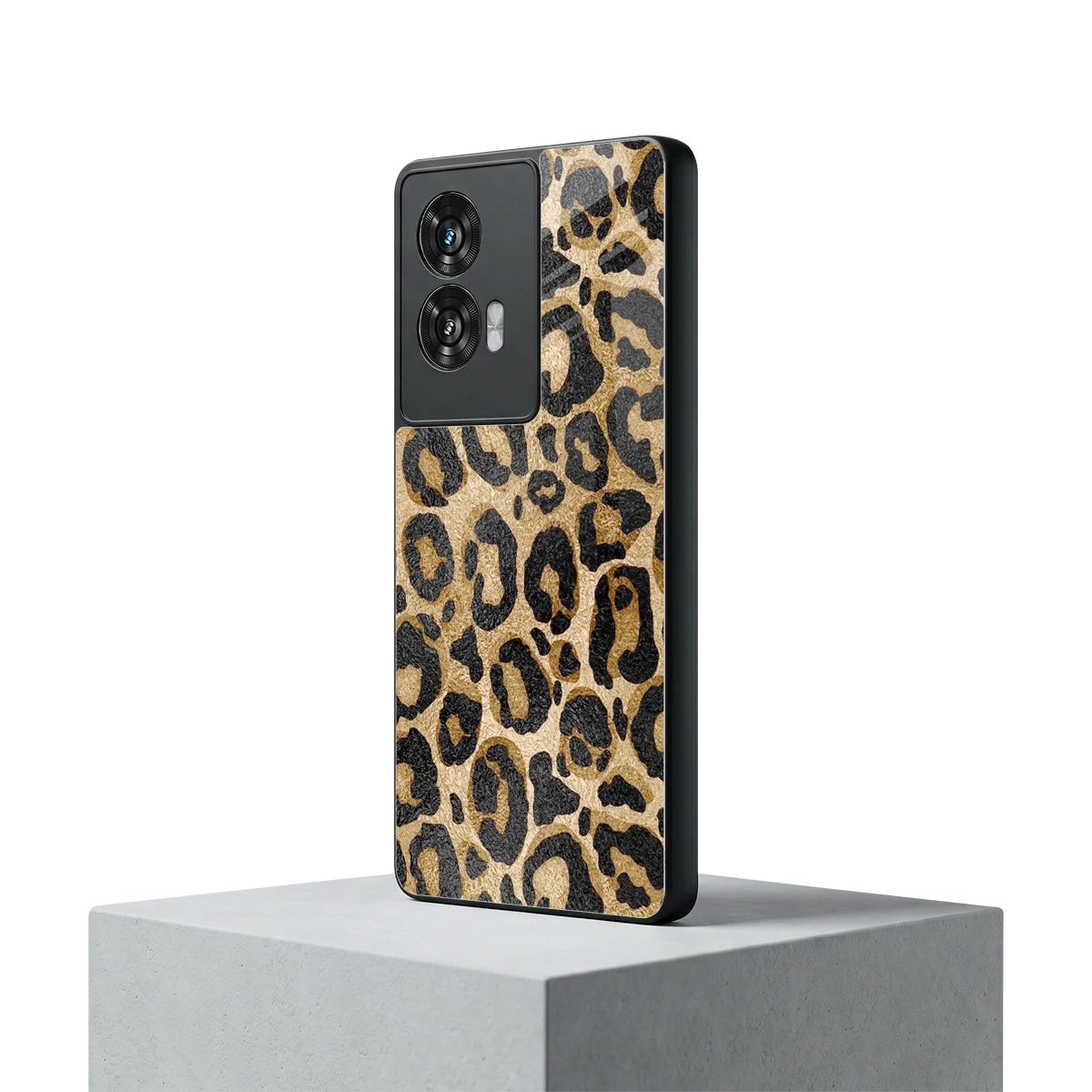 Cheetah Chic motorola edge 50 fusion mobile cover | shockproof glass phone case