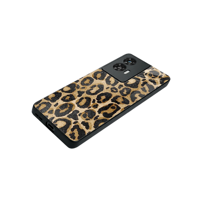 Cheetah Chic stylish phone case for motorola edge 50 fusion | glossy glass and slim fit