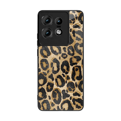 Cheetah Chic back phone cover | glass case for motorola edge 50 pro