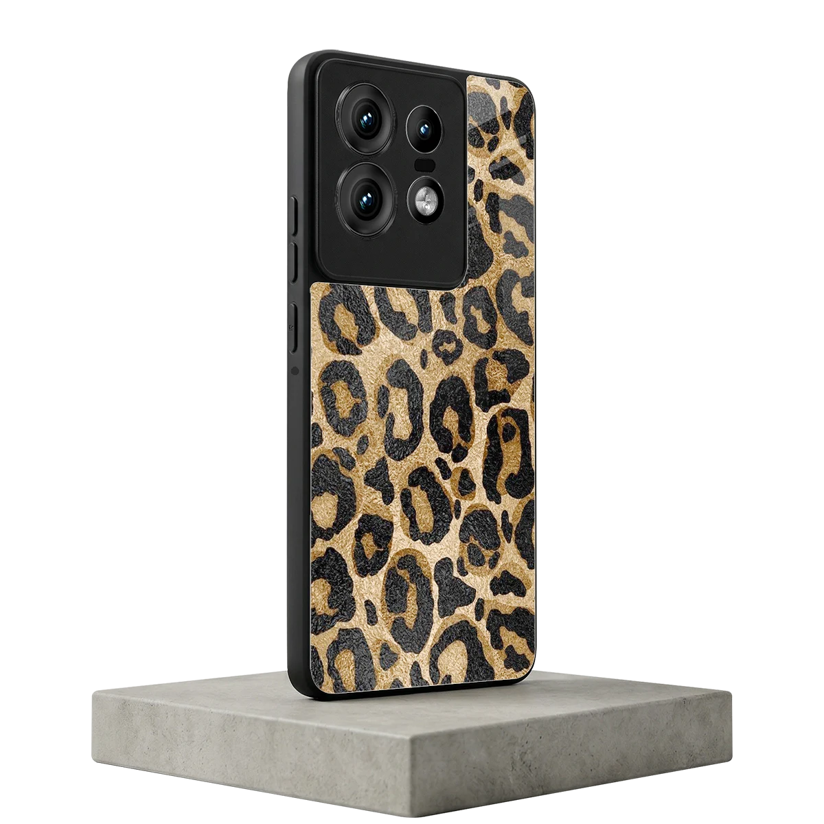 Cheetah Chic motorola edge 50 pro mobile cover | shockproof glass phone case