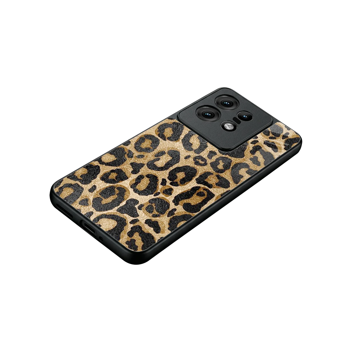 Cheetah Chic stylish phone case for motorola edge 50 pro | glossy glass and slim fit