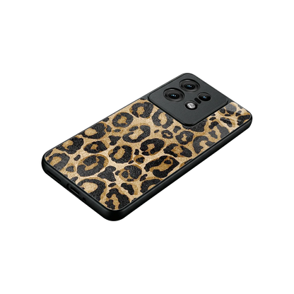 Cheetah Chic stylish phone case for motorola edge 50 pro | glossy glass and slim fit